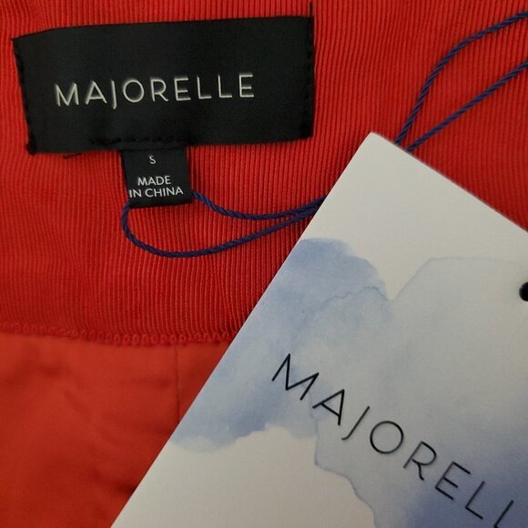MAJORELLE  Judy Mini Skirt in Red Orange NWT - Picture 6 of 12